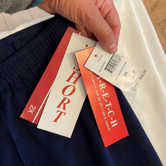 C. D. DANIELS PULL ON BLUE SHORT PANTS.  NEW WITH TAGS - Picture 2 of 10